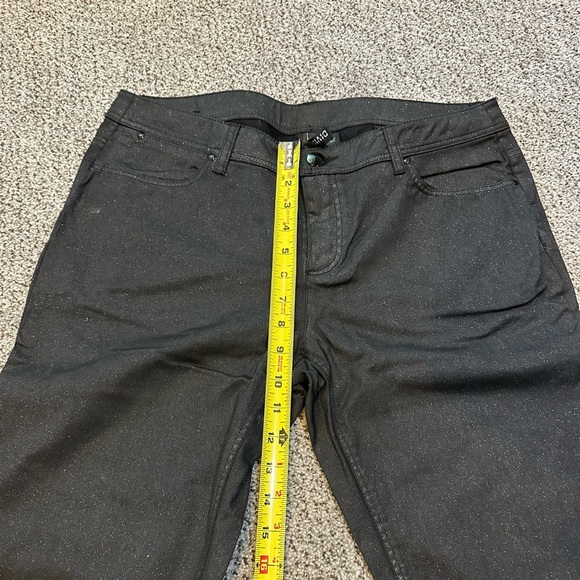 H & M Divided Size 12 32 Black Sparkly Jeans Straight Leg R $65 - Picture 15 of 15